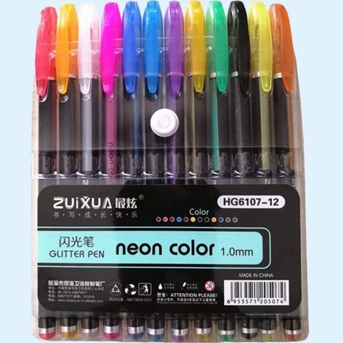 زوییکس 6107 - خودکار 12 رنگ نئون