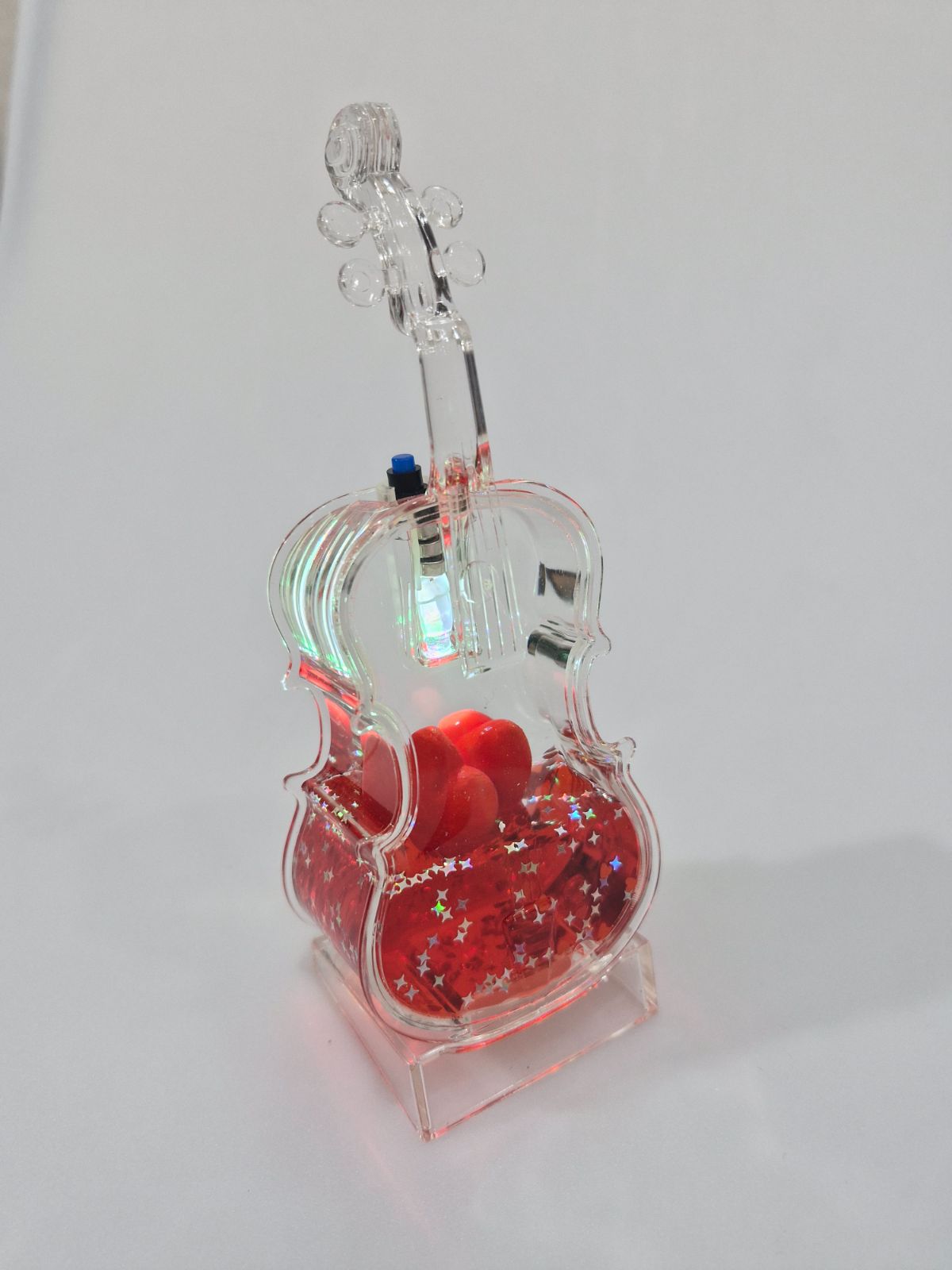 دکوری روغنی قلب معلق طرح ویولون کد sy-129  ک 152-5