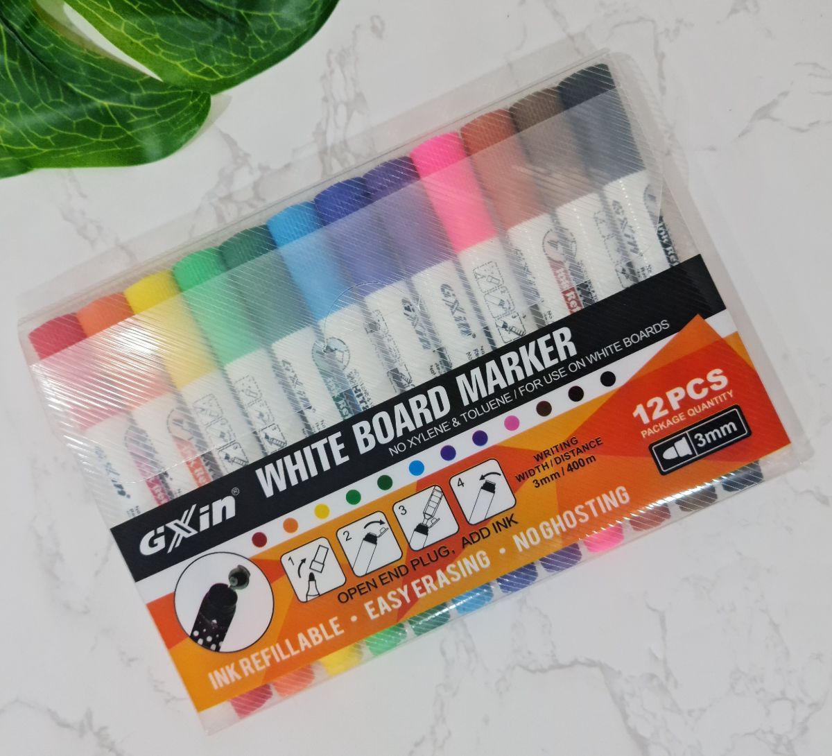 جکسین g213f - ست ماژیک وایت برد 12 رنگ 