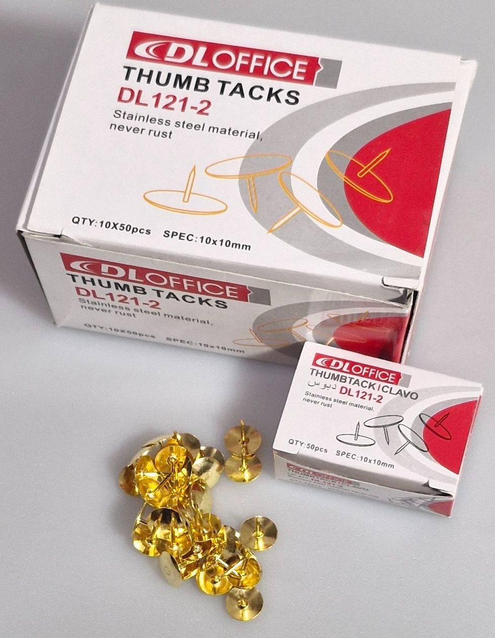 دی ال 121-2 - پونز طلایی 50ع کارتن 100 ب