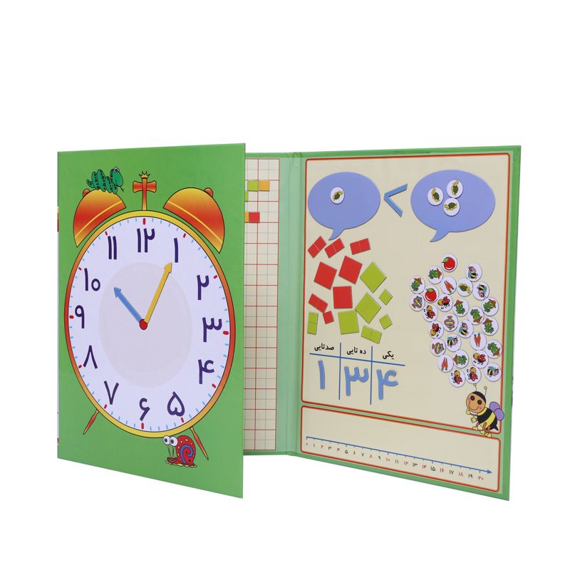 جورچین کتابی اعداد و علائم ریاضی آهنربایی