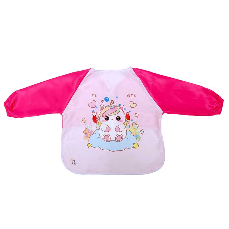 روپوش مهد کودک آستین دار مدل تک شاخ